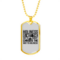The Way To Holiness Necklace Stainless Steel or 18k Gold Dog Tag 24" Chain-Express Your Love Gifts