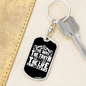 The Way Truth Life John 14:6 Keychain Stainless Steel or 18k Gold Dog Tag Keyring-Express Your Love Gifts