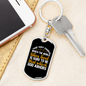 The World Church Keychain Stainless Steel or 18k Gold Dog Tag Keyring-Express Your Love Gifts