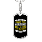 The World Likes Best Keychain Stainless Steel or 18k Gold Dog Tag Keyring-Express Your Love Gifts