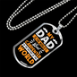 The World'S Best Carpenter Woodworker Dog Tag Stainless Steel or 18k Gold W 24"-Express Your Love Gifts