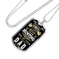There Aren'T Many Things Hunting Dad Dog Tag Stainless Steel or 18k Gold 24" Chain-Express Your Love Gifts