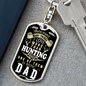 There Aren'T Many Things Hunting Dad Swivel Keychain Dog Tag Stainless Steel or 18k Gold-Express Your Love Gifts