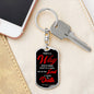 There Is A Way Keyring Proverbs Bible Verse Keychain Stainless Steel or 18k Gold-Express Your Love Gifts