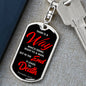 There Is A Way Keyring Proverbs Bible Verse Keychain Stainless Steel or 18k Gold-Express Your Love Gifts