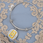 Theta Gold Bracelet Stainless Steel or 18k Gold Circle Bangle-Express Your Love Gifts