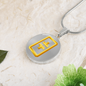 Theta Gold Circle Necklace Stainless Steel or 18k Gold 18-22"-Express Your Love Gifts