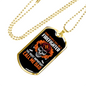 They Call Me Firefighter Firefighter Gift Stainless Steel or 18k Gold Dog Tag 24" Chain-Express Your Love Gifts