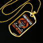 They Call Me Firefighter Firefighter Gift Stainless Steel or 18k Gold Dog Tag 24" Chain-Express Your Love Gifts