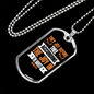 They Joy Before Thee Christian Necklace Stainless Steel or 18k Gold Dog Tag 24" Chain-Express Your Love Gifts