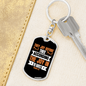 They Joy Before Thee Isaiah 9:3 Keychain Stainless Steel or 18k Gold Dog Tag Keyring-Express Your Love Gifts