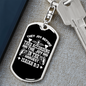 They Joy Before Thee Isaiah 9:3 White Keychain Stainless Steel or 18k Gold Dog Tag Keyring-Express Your Love Gifts