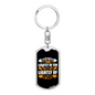 Think Of The Savior Keychain Stainless Steel or 18k Gold Dog Tag Keyring-Express Your Love Gifts