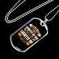 Think Too Lightly Christian Necklace Stainless Steel or 18k Gold Dog Tag 24" Chain-Express Your Love Gifts