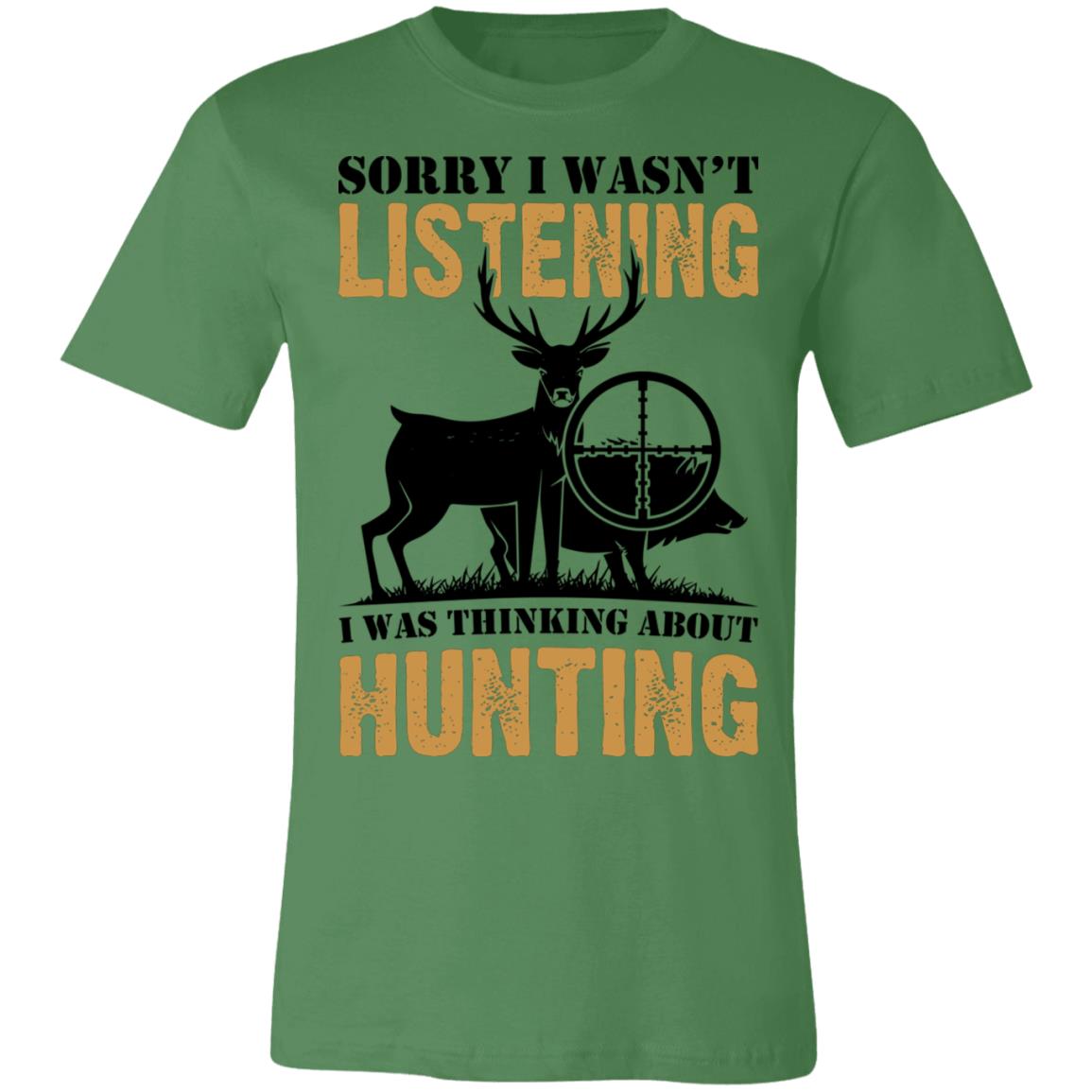Thinking About Hunting Hunter Gift T-Shirt-Express Your Love Gifts
