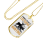 Thinking About Hunting Necklace Stainless Steel or 18k Gold Dog Tag 24" Chain-Express Your Love Gifts
