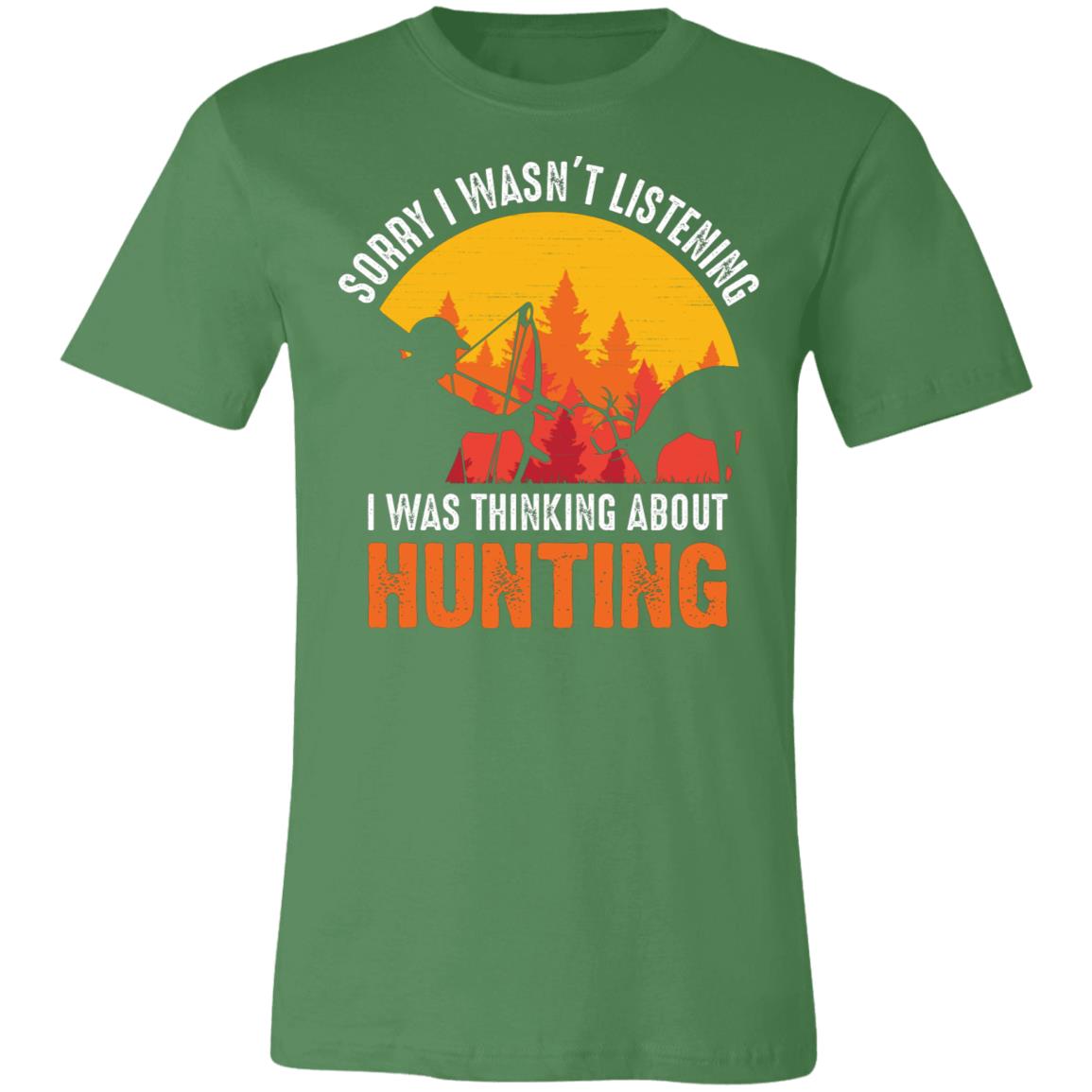 Thinking of Hunting Hunter Gift T-Shirt-Express Your Love Gifts