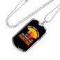 Thinking Of Hunting Necklace Stainless Steel or 18k Gold Dog Tag 24-Express Your Love Gifts