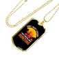 Thinking Of Hunting Necklace Stainless Steel or 18k Gold Dog Tag 24-Express Your Love Gifts