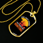 Thinking Of Hunting Necklace Stainless Steel or 18k Gold Dog Tag 24-Express Your Love Gifts
