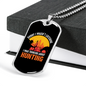 Thinking Of Hunting Necklace Stainless Steel or 18k Gold Dog Tag 24-Express Your Love Gifts