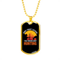 Thinking Of Hunting Necklace Stainless Steel or 18k Gold Dog Tag 24-Express Your Love Gifts