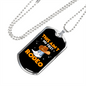 This Ain't My First Rodeo Horse Necklace Stainless Steel or 18k Gold Dog Tag 24" Chain-Express Your Love Gifts
