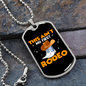 This Ain't My First Rodeo Horse Necklace Stainless Steel or 18k Gold Dog Tag 24" Chain-Express Your Love Gifts