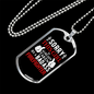 This Girl Is Taken Firefighter Gift Stainless Steel or 18k Gold Dog Tag 24" Chain-Express Your Love Gifts