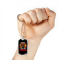 This Girl Loves Fireman Firefighter Gift Stainless Steel or 18k Gold Dog Tag 24" Chain-Express Your Love Gifts