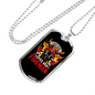 This Girl Loves Fireman Firefighter Gift Stainless Steel or 18k Gold Dog Tag 24" Chain-Express Your Love Gifts