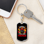 This Girl Loves Fireman Keychain Stainless Steel or 18k Gold Dog Tag Keyring-Express Your Love Gifts