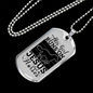 This Girl Runs on Jesus and Horses Black and White Horse Necklace Stainless Steel or 18k Gold Dog Tag 24" Chain-Express Your Love Gifts