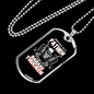 This Guy Is A Father Trucker Dog Tag Stainless Steel or 18k Gold 24" Chain-Express Your Love Gifts