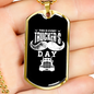 This Is Every Trucker's Day Dog Tag Stainless Steel or 18k Gold 24" Chain-Express Your Love Gifts