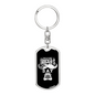 This Is Every Trucker'S Day Swivel Trucker Keychain Dog Tag Stainless Steel or 18k Gold-Express Your Love Gifts