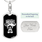 This Is Every Trucker'S Day Swivel Trucker Keychain Dog Tag Stainless Steel or 18k Gold-Express Your Love Gifts