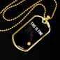 This is Fine Bitcoin Crypto Necklace Stainless Steel or 18k Gold Dog Tag 24" Chain-Express Your Love Gifts