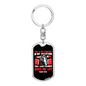 This Is My Comfort Psalm 119:50 Keychain Stainless Steel or 18k Gold Dog Tag Keyring-Express Your Love Gifts