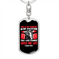 This Is My Comfort Psalm 119:50 Keychain Stainless Steel or 18k Gold Dog Tag Keyring-Express Your Love Gifts