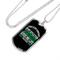 This Is My Comfort Psalm 119:50 Necklace Stainless Steel or 18k Gold Dog Tag 24" Chain-Express Your Love Gifts