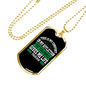 This Is My Comfort Psalm 119:50 Necklace Stainless Steel or 18k Gold Dog Tag 24" Chain-Express Your Love Gifts