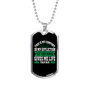 This Is My Comfort Psalm 119:50 Necklace Stainless Steel or 18k Gold Dog Tag 24" Chain-Express Your Love Gifts