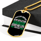 This Is My Comfort Psalm 119:50 Necklace Stainless Steel or 18k Gold Dog Tag 24" Chain-Express Your Love Gifts