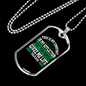 This Is My Comfort Psalm 119:50 Necklace Stainless Steel or 18k Gold Dog Tag 24" Chain-Express Your Love Gifts