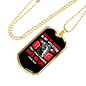 This Is My Comfort Psalm 119:50 Necklace Stainless Steel or 18k Gold Dog Tag 24-Express Your Love Gifts
