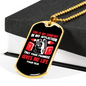 This Is My Comfort Psalm 119:50 Necklace Stainless Steel or 18k Gold Dog Tag 24-Express Your Love Gifts