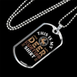 This Is My Deer Hunting Necklace Stainless Steel or 18k Gold Dog Tag 24" Chain-Express Your Love Gifts