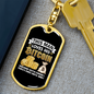 This Man Loves His Bitcoin Crypto Keychain Stainless Steel or 18k Gold Dog Tag Keyring-Express Your Love Gifts