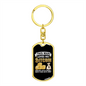 This Man Loves His Bitcoin Crypto Keychain Stainless Steel or 18k Gold Dog Tag Keyring-Express Your Love Gifts